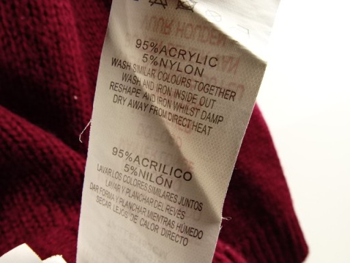 Primark sweterek dziecięcy wielokolorowy akryl rozmiar 152