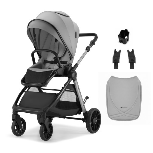 Wózek spacerowy Kinderkraft VESTO 2 Przód Tył Lekki Duże koła do 22 kg