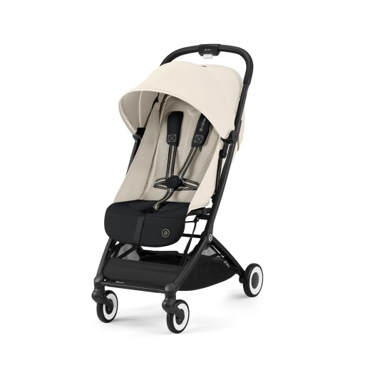 CYBEX ORFEO '25 lekki 6,3 kg wózek spacerowy do samolotu Canvas White beige