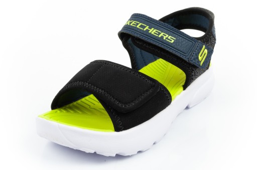 Skechers sandałki dziecięce tkanina czarny rozmiar 32