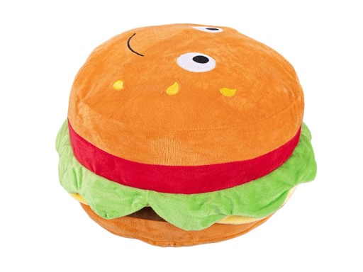 Take Me Home hamburger pluszowy 48 cm z twarzą