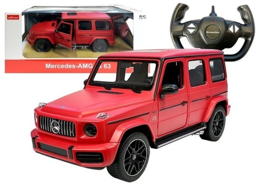 POJAZD AUTO SAMOCHÓD MERCEDES G63 R/C ZDALNIE STEROWANY KONTROLER CZERWONY