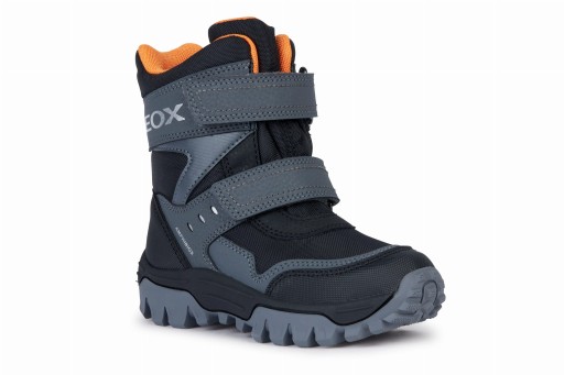 Śniegowce chłopięce GEOX J36FRC czarne,szare - 37