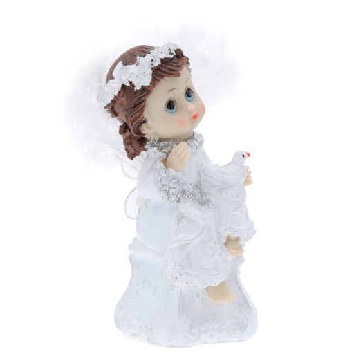 Aniołek komunijny figurka ozdoba podziękowanie na komunię pamiątka 12 cm