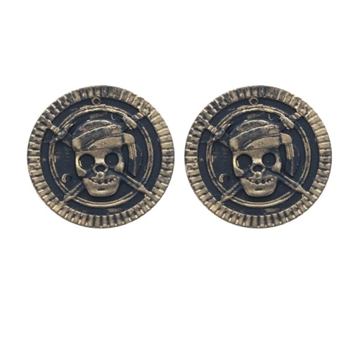 100 SZTUK HALLOWEENOWYCH MONET PIRACKICH, PLASTIKOWE ZABAWKI, DEKORACJE, MONETY SKARBÓW DLA DZIECI