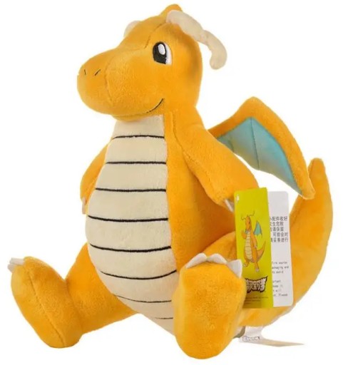 POKEMON GO DRAGONITE PLUSZAK MASKOTKA FIGURKA ZABAWKA PREMIUM DUŻY