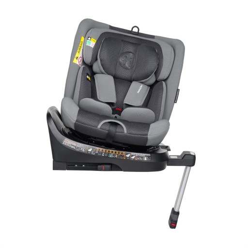 PETITE&MARS Fotelik samochodowy Twistguard Pro i-Size Grey Air 40-150cm