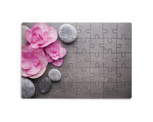 PUZZLE 30/70/96/110 ELEMENTÓW SUBLIMACJA EKO PUDEŁKO KWIATY