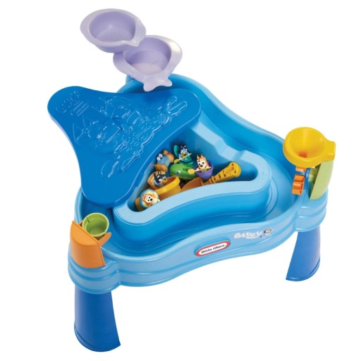 LITTLE TIKES BLUEY STOLIK WODNY OGRODOWY DO ZABAWY Z POKRYWĄ I AKCESORIAMI