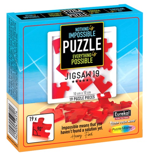 Gra planszowa Eureka Puzzle / Łamigłówka IMPOSSIBLE (19 elementów) - poziom 5/6 Eureka