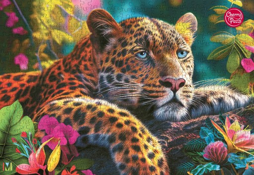Puzzle 500 CherryPazzi Reclining Leopard 20166 CherryPazzi