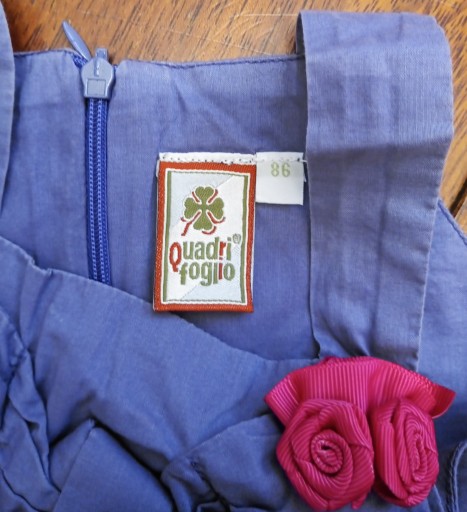 Zdjęcie oferty: piękna fioletowa sukienka Quadri Foglio rozm. 86