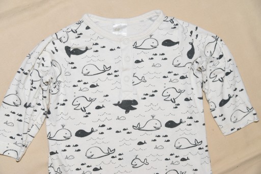 H&M RAMPERS RYBKI 4-6M 68