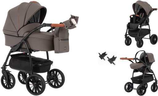 PARADISE BABY VERSO WÓZEK DZIECIĘCY 3W1 Z ADAPTERAMI - KOLOR 06