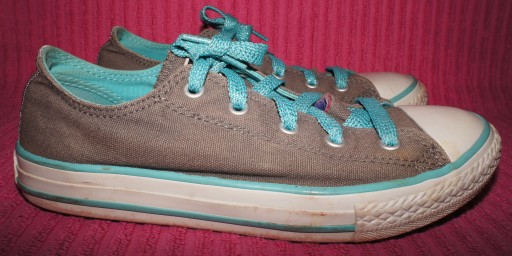 Zdjęcie oferty: CONVERSE ALL STAR - DZIEWCZĘCE TRAMPKI 35; 22cm