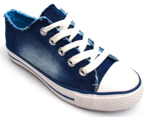 TRAMPKI Tenisówki obuwie sportowe sznurówki R-33-21cm