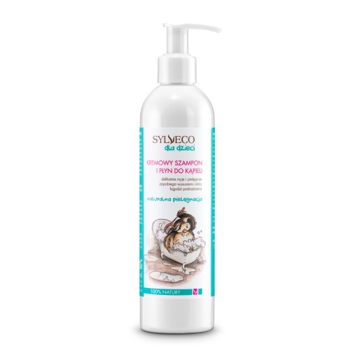 Sylveco kremowy szampon i płyn do kąpieli 2w1 dla dzieci 300 ml