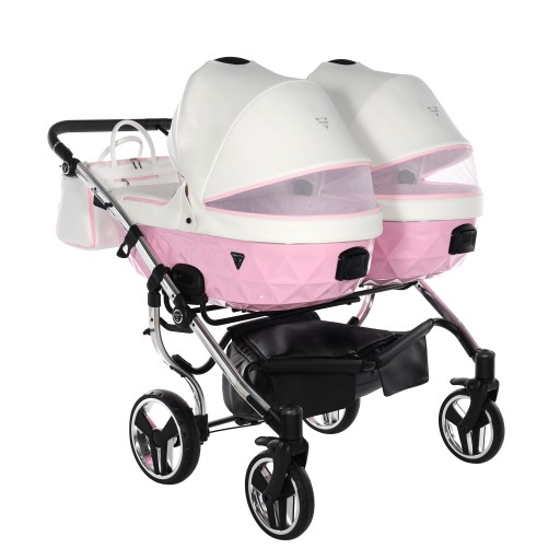 Wózek bliźniaczy Junama CANDY DUO v3 (2w1) 01