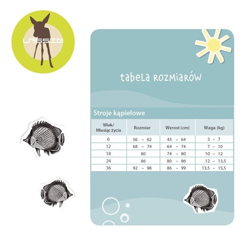 Lassig Koszulka do pływania Ice Cream UV 50+ 6 m