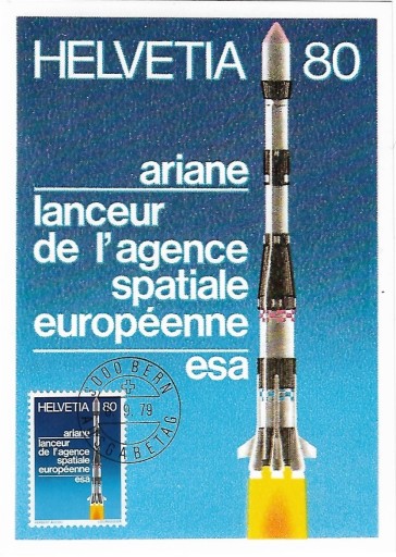 Zdjęcie oferty: Kartka Maksimum - Szwajcaria 1979 Mi: CH MK1164