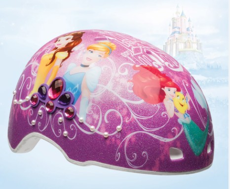 Kask dziecięcy Disney Princess „Gems & Pearls” – Bell 7081282 (50–54 cm)