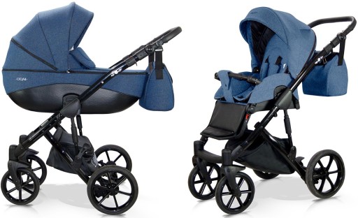 MILU KIDS BACIO WÓZEK DZIECIĘCY FOTELIK COSMO ADAPTERY - ZESTAW 3W1