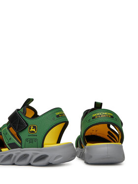 Skechers sandałki dziecięce skóra ekologiczna zielony rozmiar 35,5