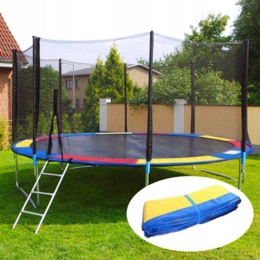 Osłona Na Sprężyny Trampoliny 244-250 cm 8FT Kołnierz Kolorowa