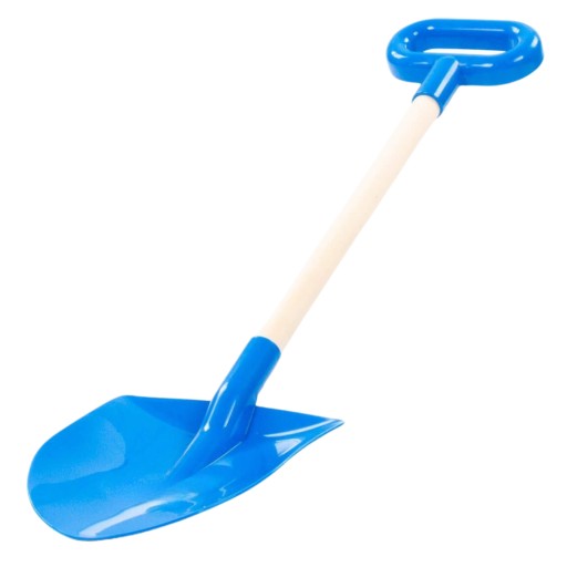 Eko ŁOPATKA do PIASKU DREWNIANY trzonek DUŻA 62 cm łopata PLAŻOWA