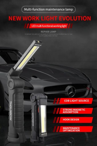 Zdjęcie oferty: Nowa przenośna latarka COB LED magnetyczna Lant