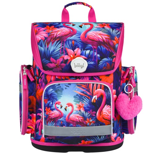 BAAGL Teczka szkolna Ergo Flamingos