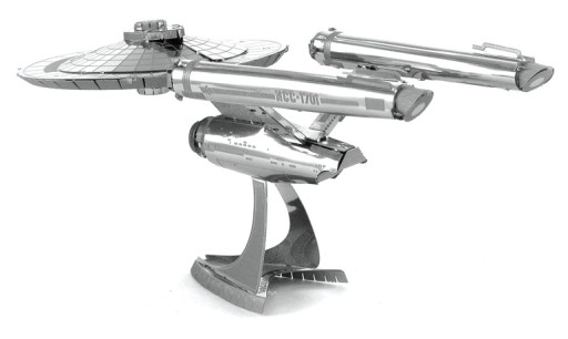 Metal Earth Star Trek Enterprise NCC-1701 model