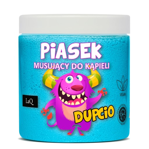 Zestaw LaQ żel 300 ml + piasek 190 g + pianka do łapek 20 g niebieski