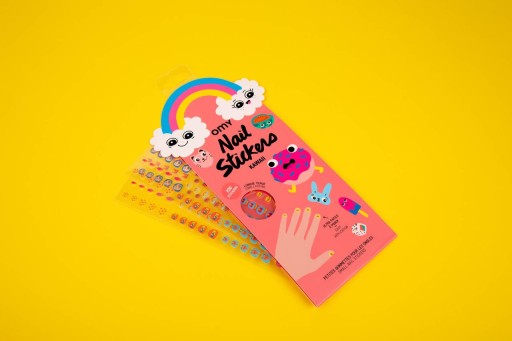 Omy Naklejki na Paznokcie Kawaii dziecięce słodkie