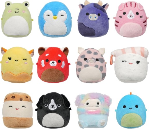 Zestaw maskotek Jazwares Micromallows Squishmallows 12 szt.