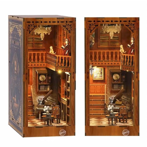 Miniaturowy domek Book Nook Brytyjska elegancja braci Grimm's
