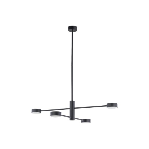 Nowodvorski Nowoczesna lampa wisząca ORBIT do salonu na GX53 czarna 7945