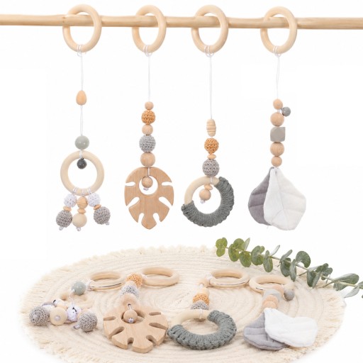 4szt Zawieszki do Baby Gym stojak edukacyjny