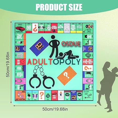Gra planszowa OSDUE Adultopoly Board Game OSDUE