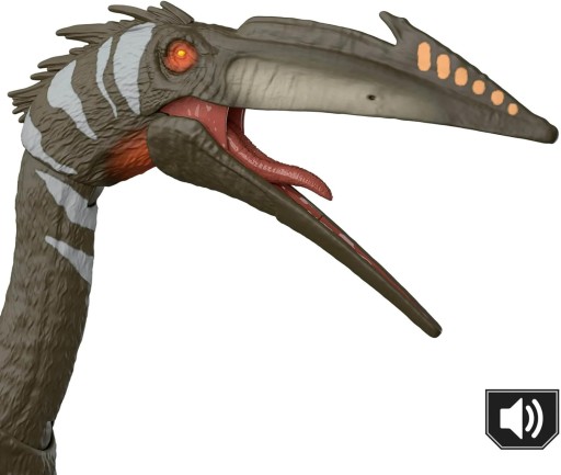 Jurassic World Rebirth Olbrzymi pterozaur Quetzalcoatlus+dźwięk era kredowa