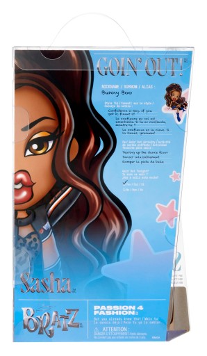 Bratz Goin' Out! Doll - Sasha - Kolekcjonerska Modna Lalka z Akcesoriami, Z