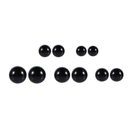 100 sztuk 6-12mm kolorowe plastikowe oczy ochronne dla misia lalka O9