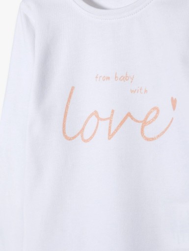 5.10.15 Body bawełniane 68 cm 3-6 m-cy LOVE
