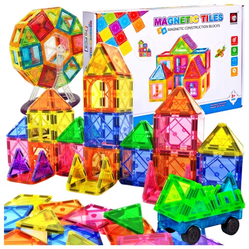 Klocki magnetyczne Doris Klocki Magnetyczne Magnetic Tiles 3D 70