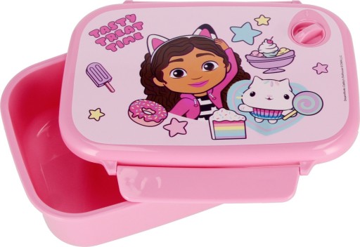 ŚNIADANIÓWKA LUNCHBOX POJEMNIK NA ŚNIADANIE KOCI DOMEK GABI DLA DZIEWCZYNKI