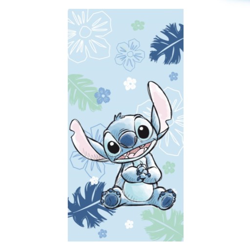 Jerry Fabrics Ręcznik Lilo i Stitch Ohana blue 70x140 cm