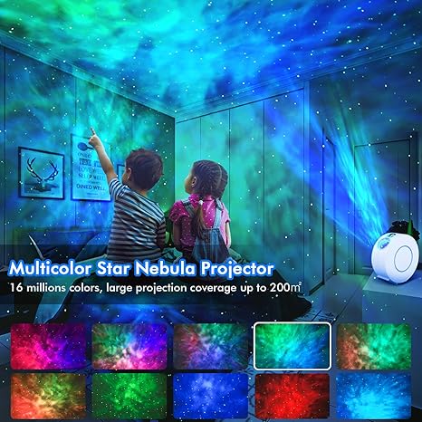 Lampka projektor Smart Star Projector Smart Wi-fi biały