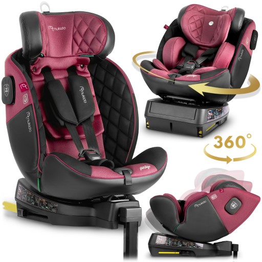 Fotelik samochodowy Nukido Prestige obrotowy ISOFIX 40-150 cm
