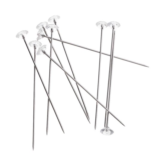 100/200 sztuk Szpilek z Cyrkoniami, Szpilek do Broszek, Szpilek do Korsarzy, 100 sztuk 52x8mm