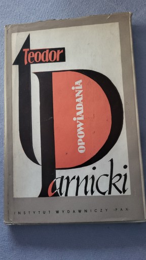 Zdjęcie oferty: Opowiadania Teodor Parnicki
